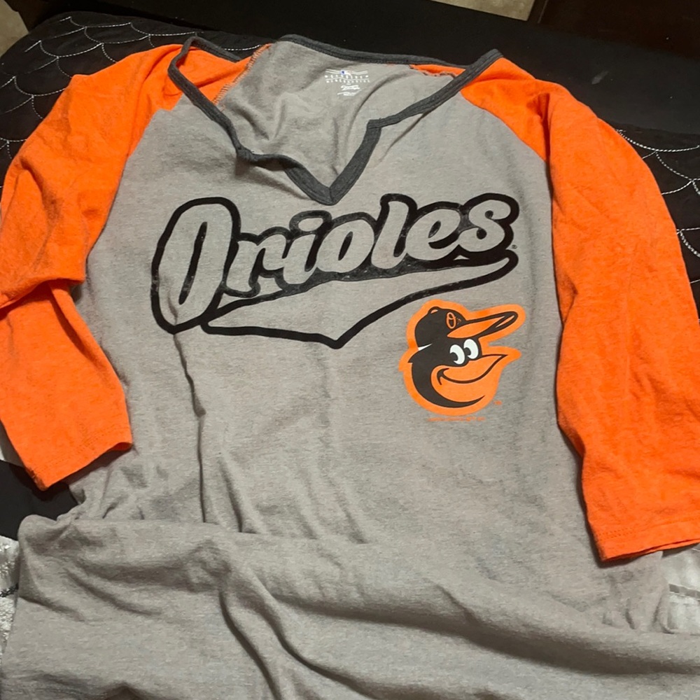 Baltimore Orioles Women’s 3/4 Length Shirt Size LG